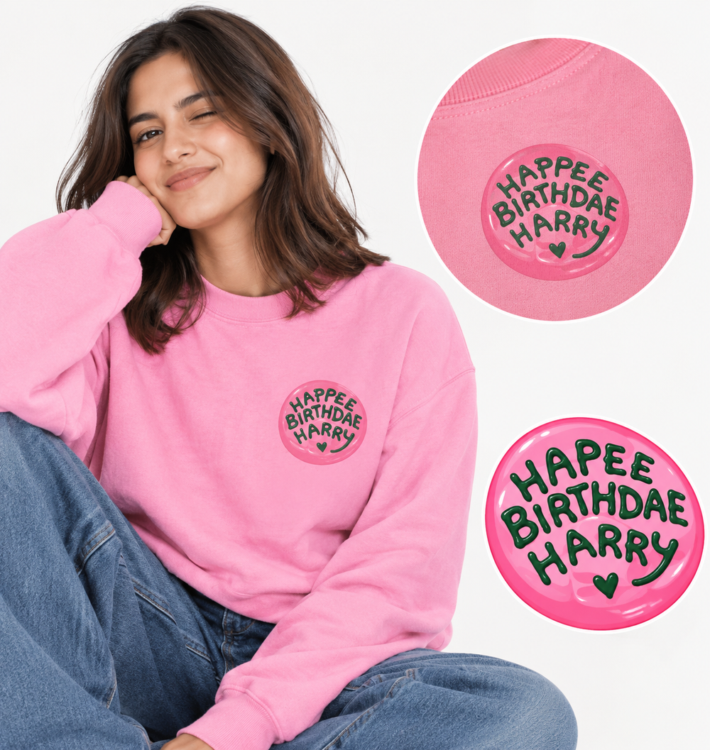HAPPEE BIRTHDAE HARRY SWEATSHIRT